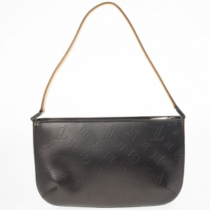 Pre Owned Louis Vuitton Pewter Monogram Mat Fowler Shoulder Bag
