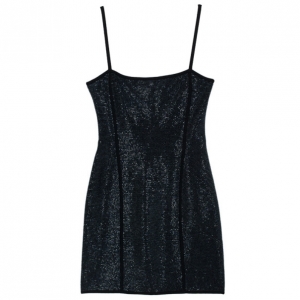 Pre Owned Herve Leger Beaded Dress M