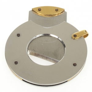 Pre Owned Dunhill Gold Plated Stainless Steel Guillotine Cigar Cutter 