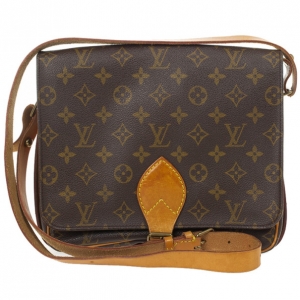 Pre Owned Louis Vuitton Monogram Cartouchiere GM 