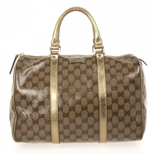 Pre Owned Gucci Nice GG Crystal Boston 