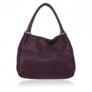 Pre Owned Bottega Veneta Corot Intrecciato Nappa Parachute Bag