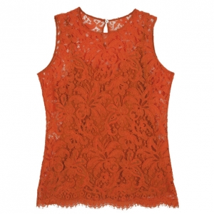 Pre Owned Dolce and Gabbana Lace Top M