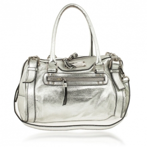 Pre Owned Dolce and Gabbana Miss Easy Way Metallic Boston Bag