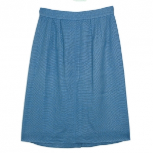 Pre Owned Dolce and Gabbana Cotton Linen Skirt XS