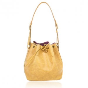 Pre Owned Louis Vuitton Yellow Epi Leather Petit Noe Bag