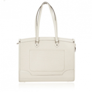 Pre Owned Louis Vuitton White Epi Leather Madeleine GM Bag