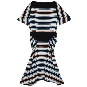 Pre Owned Marc by Marc Jacobs Striped Dress S
