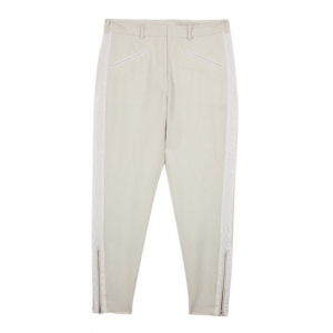Pre Owned Stella McCartney End Zip White Trousers S