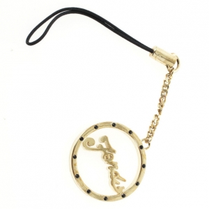 Pre Owned Fendi Gold Phone Charm