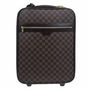 Pre Owned Louis Vuitton Damier Ebene Canvas Pegase 45