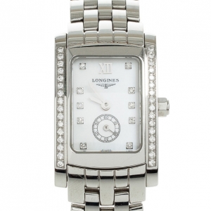 Pre Owned Longines Dolce Vita Mother Of Pearl SS Womens 19.8 MM