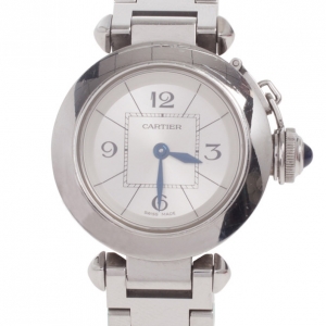 Pre Owned Cartier Miss Pasha SS Quartz Womens Wristwatch 27 MM