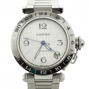 Pre Owned Cartier Pasha SS Mens Wristwatch 35 MM