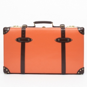 Pre Owned Globe-Trotter Orange 26" Centenary Suitcase