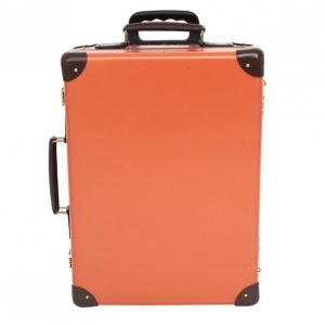 Pre Owned Globe Trotter Orange 18" Original Trolley Case