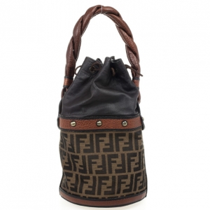 Pre Owned Fendi Zucca Bucket Bag
