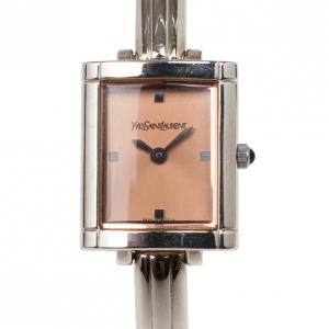 Pre Owned Saint Laurent Paris Bangle SS Womens Wristwatch 20 MM
