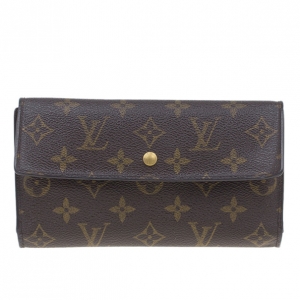 Pre Owned Louis Vuitton Monogram Canvas Continental Wallet