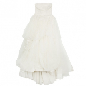 Pre Owned Vera Wang Natural White Wedding Dress