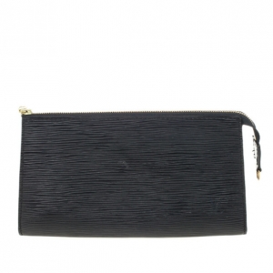 Pre Owned Louis Vuitton Black Epi Leather Pochette Accessoires