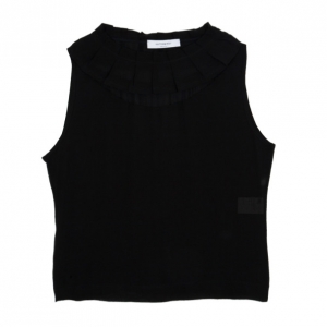 Pre Owned Viktor and Rolf Black Sleeveless Blouse S