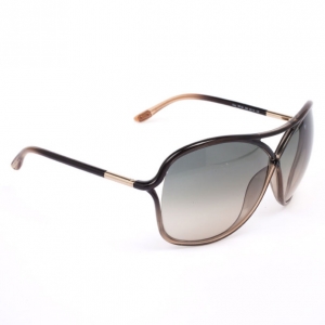 Pre Owned Tom Ford Black Vicky Crossover Women Sunglasses