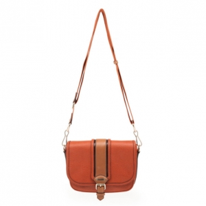 Pre Owned Burberry Textured-Leather Crossbody Bag