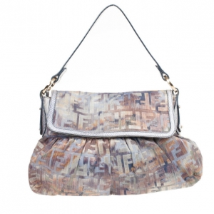 Pre Owned Fendi Multicoloured Zucca Chef Bag