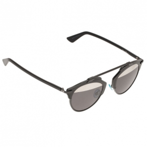 Pre Owned Dior Black So Real Round Aviators