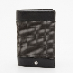 Pre Owned Montblanc Meisterstuck Canvas Business Card Holder