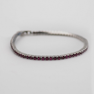 Pre Owned Salvini 18 K Rubies Bracelet 