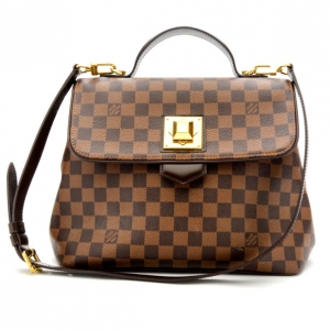 Pre Owned Louis Vuitton Damier Ebene Bergamo MM