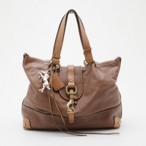 Pre Owned Chloe Brown Leather Kerala Large Tote