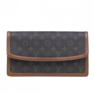 Pre Owned Louis Vuitton Monogram Canvas Pochette Dame GM