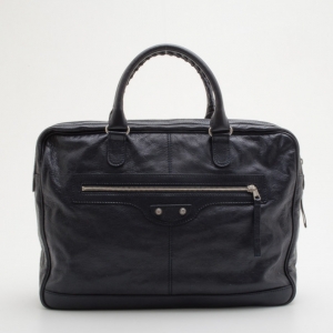 Pre Owned Balenciaga Black Mens Fettuccia Cerata Bag