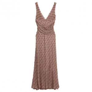 Pre Owned Missoni Multicolor Crochet Gown S