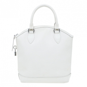 Pre Owned Louis Vuitton Ivory Epi Leather Lockit Tote