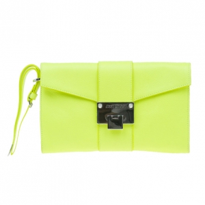 Pre Owned Jimmy Choo Lime Green Rivera Clutch