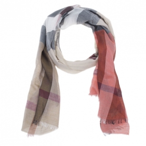 Pre Owned Burberry Novacheck Blend Stole