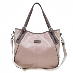 Pre Owned Tod's Beige Coated Canvas Gline Tote