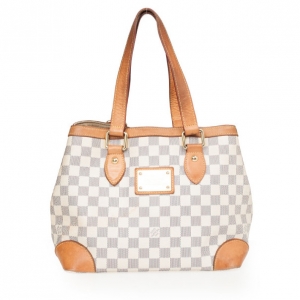 Pre Owned Louis Vuitton Damier Azur Hampstead MM
