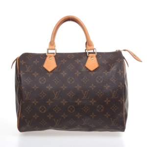 Pre Owned Louis Vuitton Monogram Speedy 30