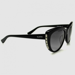 Pre Owned Valentino Black V648S Womens Sunglasses