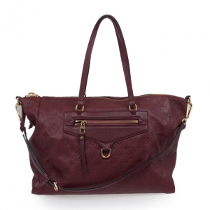 Pre Owned Louis Vuitton Flamme Monogram Empriente Leather Lumineuse GM Bag