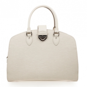 Pre Owned Louis Vuitton White Epi Pont Neuf GM