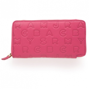 Pre Owned Marc by Marc Jacobs Pink Dreamy Embossed Leather Wallet