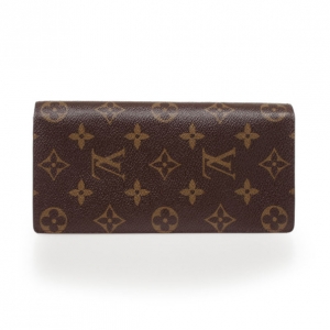 Pre Owned Louis Vuitton Monogram Brazza Wallet