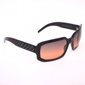 Pre Owned Chanel Black Rectangle Sunglasses