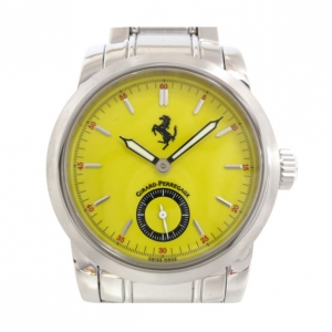 Pre Owned Girard-Perregaux Ferrari SS Yellow Mens Wristwatch
